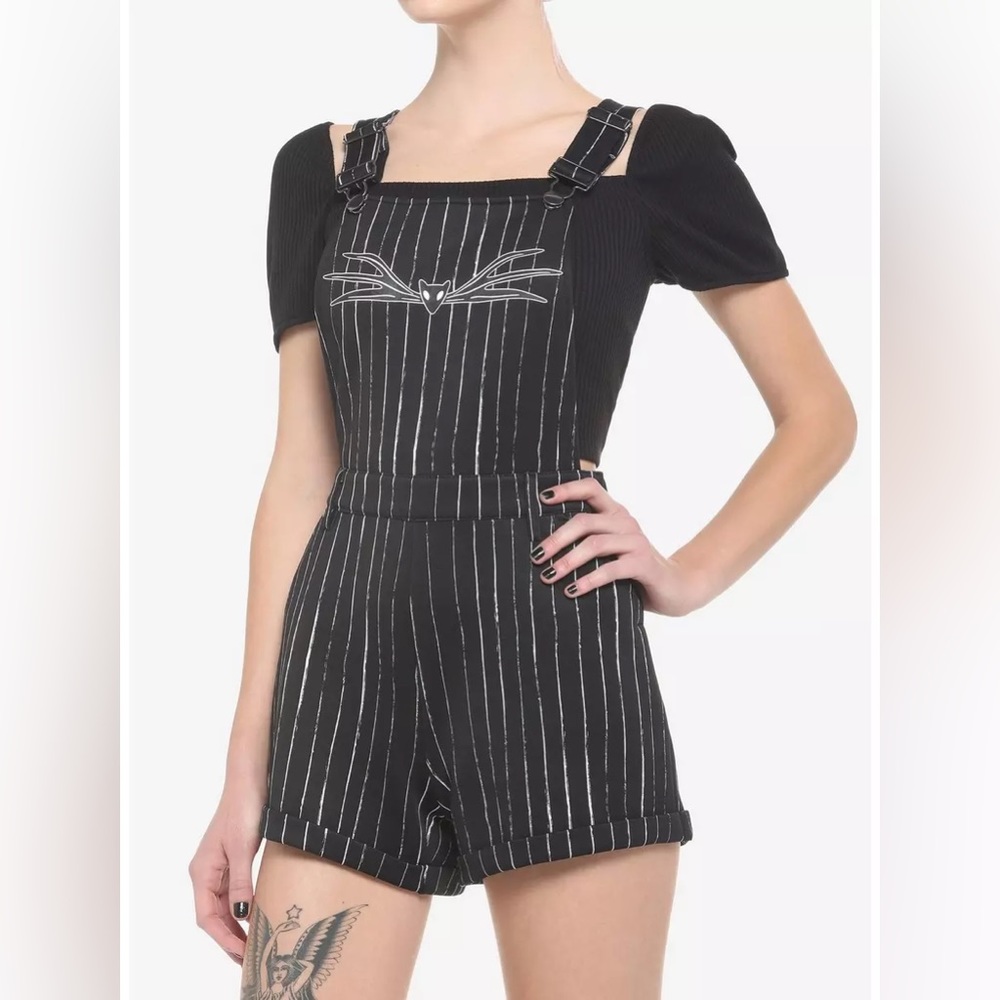 COPY - Nightmare before Christmas Jack Skellington shortalls
